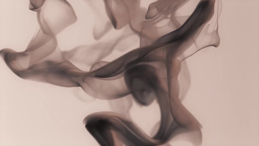 Computer generated smoke flowing up and down in the air