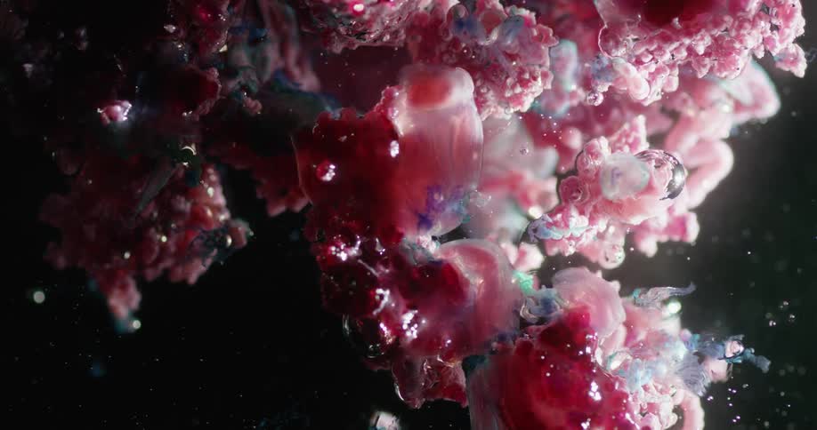 Cells develop and grow together while floating in liquid
