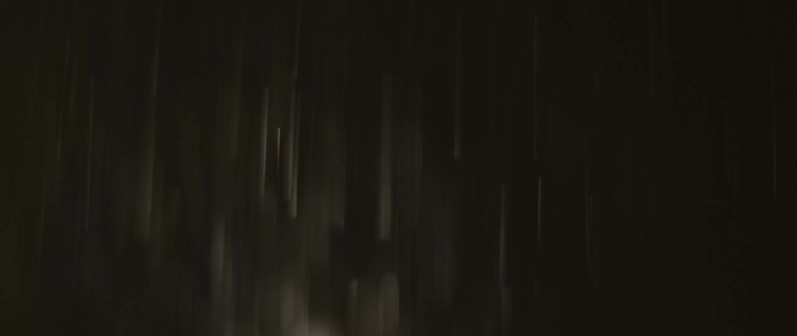 Heavy rain falls during storm