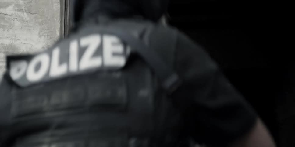 Police bust into a house