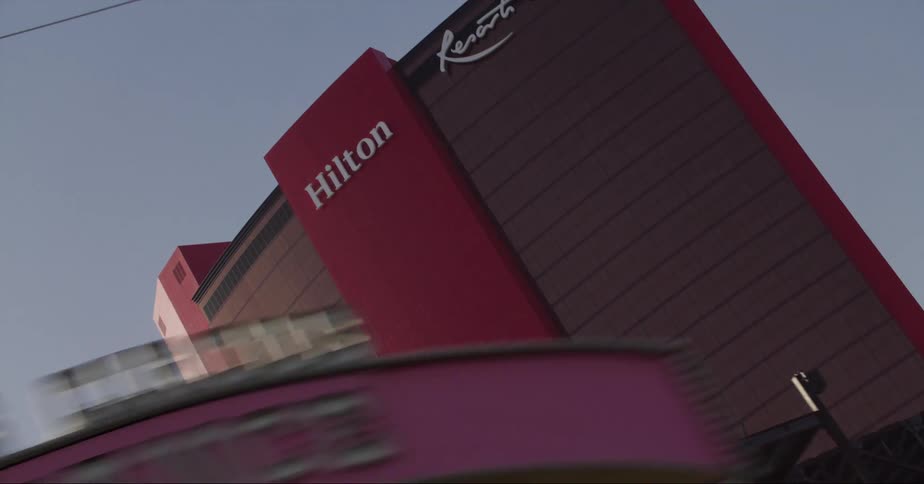 The large building is a resort hotel