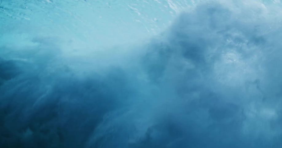 Large waves crash in the ocean