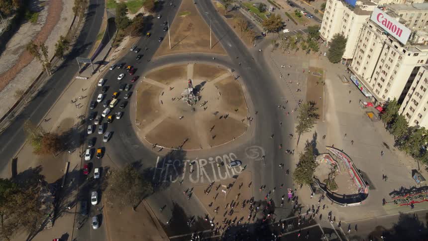Statue landmark in Chile