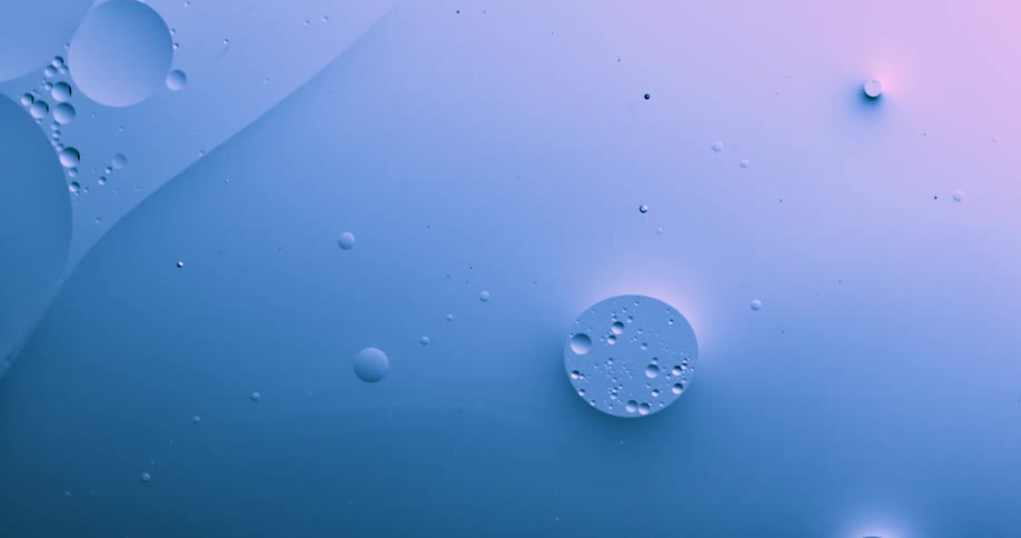 The graphic has moving liquid