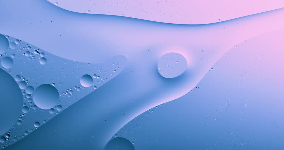 The liquid flows in a stream