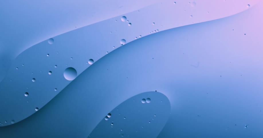 Close up of oily water flowing