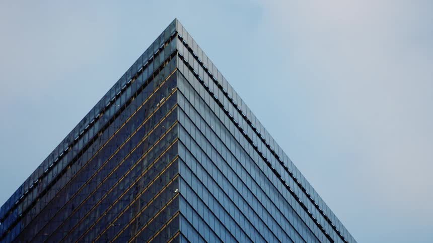 Exterior view of office building