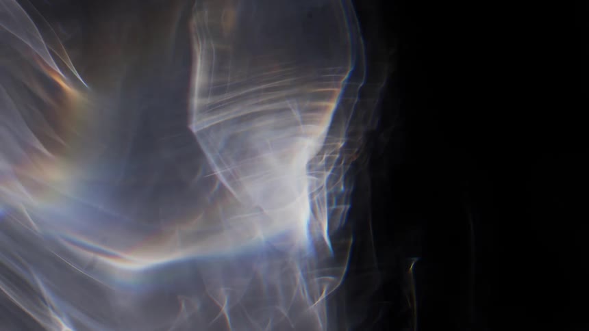 A glowing abstract light