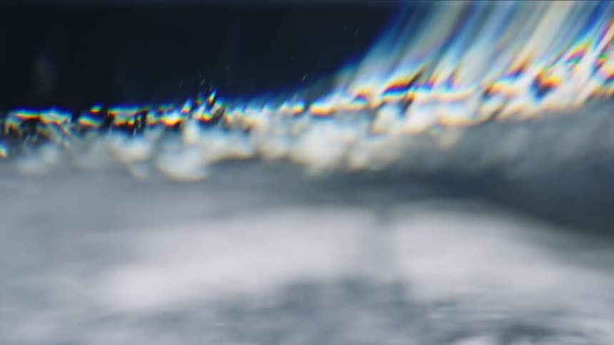 Flowing rippling water