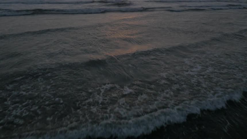 The sun rises over the gulf