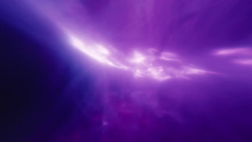 Bright purple abstract lights and shadow movements