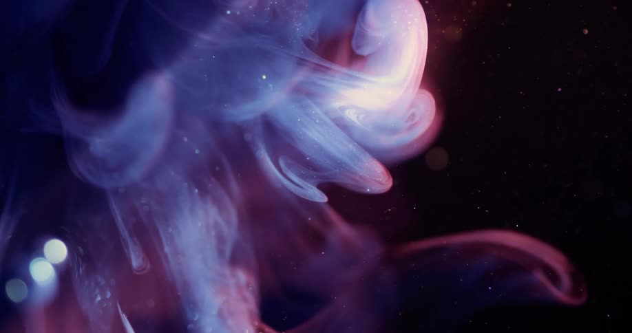 The clouds move around in the dark