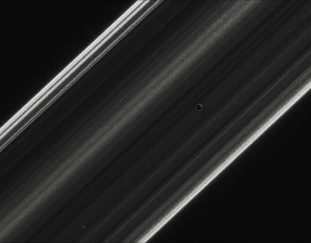 An unknown something shining into frame
