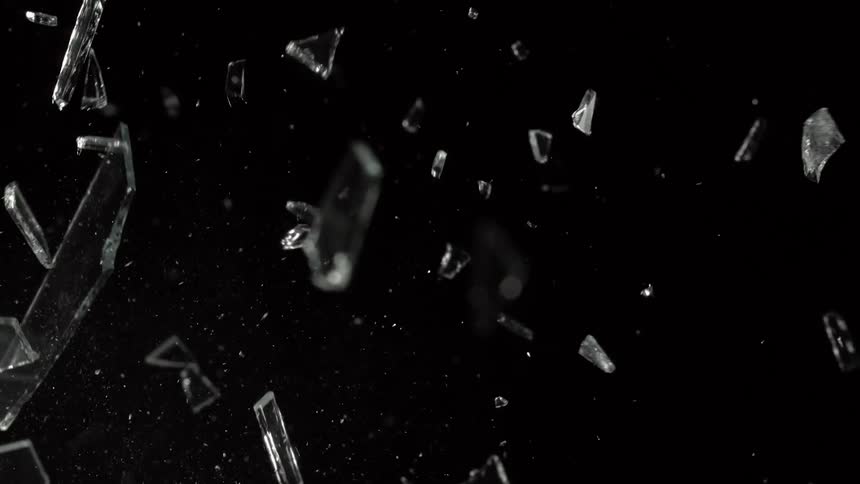 Ice crystals flying through the night sky