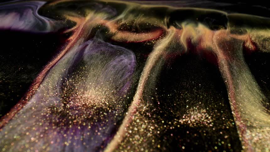 Gold acrylic paint