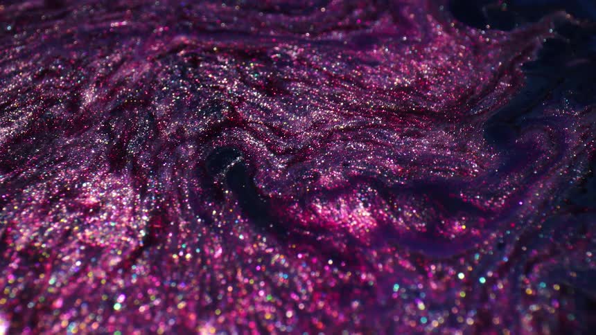 The purple colors are sparkling