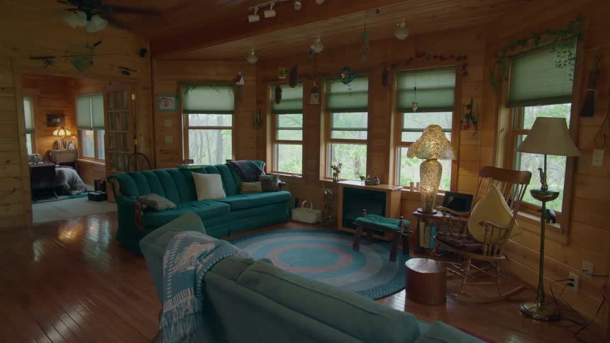 A living room in a home