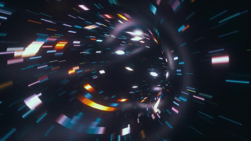 Traveling through a cosmic wormhole