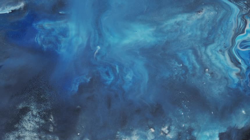 Blue waters swirling and rippling