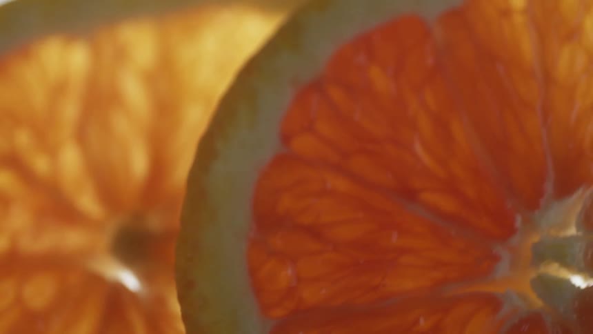 Close up of orange slices