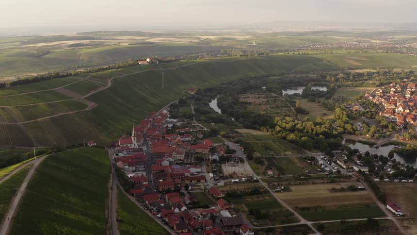 The suburbs are surrounded by farm land