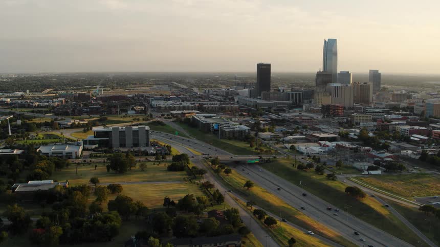 A shot of a freeway