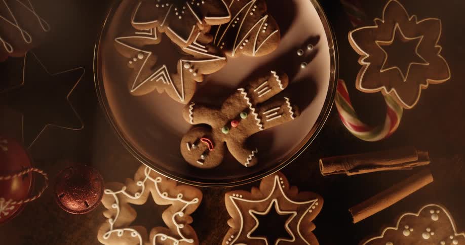 A docorated cookie showcased on a table