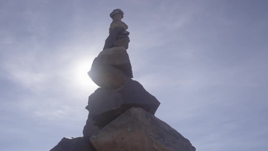 A tower of rocks