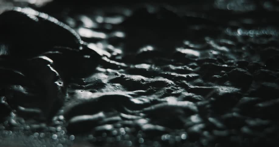 The ground is bubbling