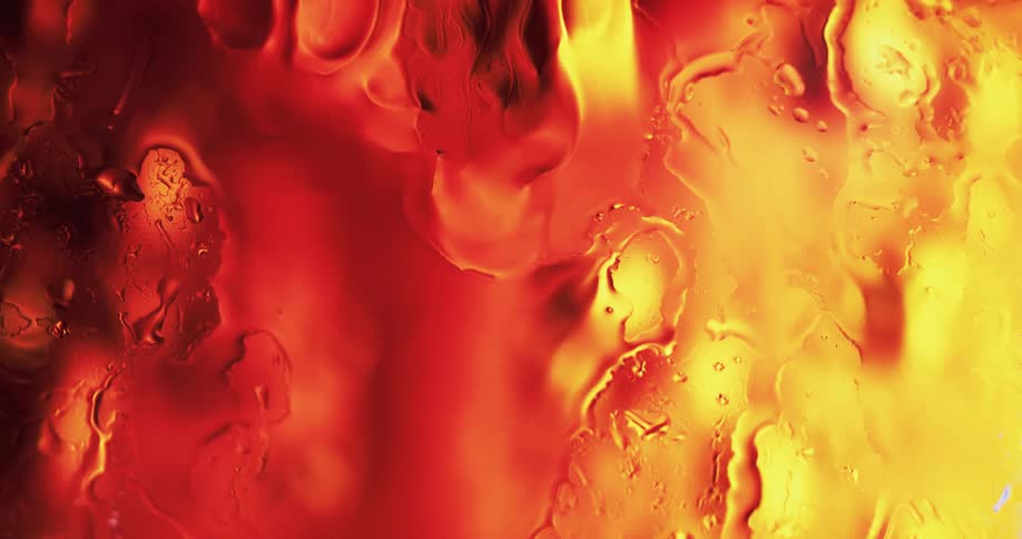 Abstract art of liquid slowly flowing down