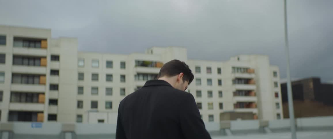 Man walking around angry for some reason
