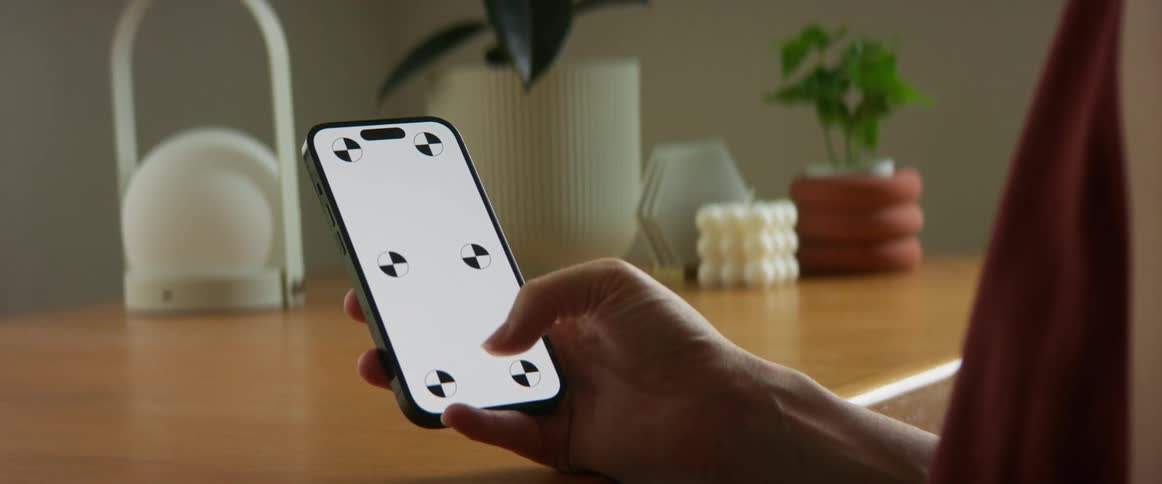 A person is typing on their phone