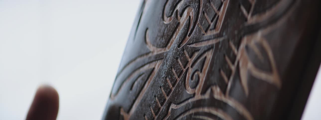 Close up view of traditional Nepalese art