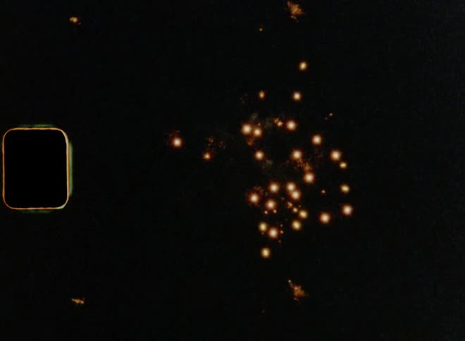 Vintage fireworks footage from New Year’s Eve party