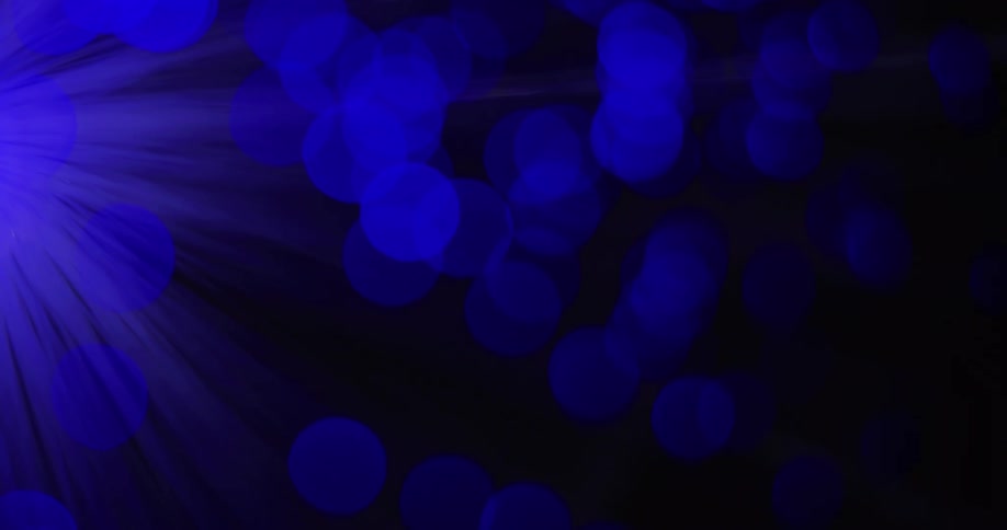 Abstract blue spotlight