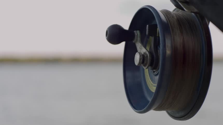 The view is of a rod that is going in a circle