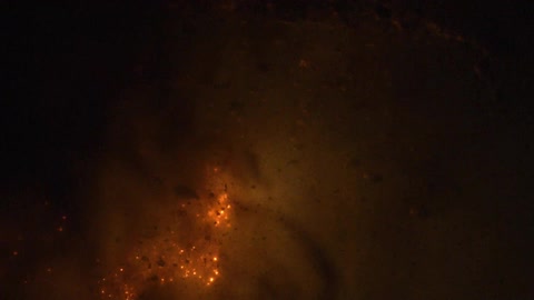 Black gray and yellow colors that look like embers underwater