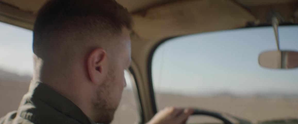 Man In The Desert
