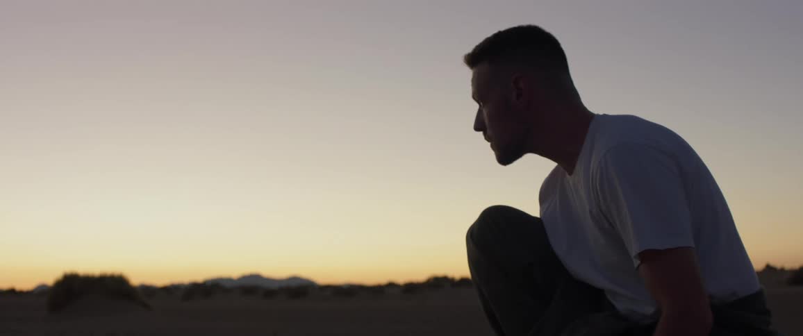 Man In The Desert