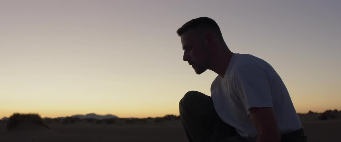 Man In The Desert