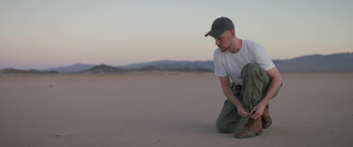 Man In The Desert