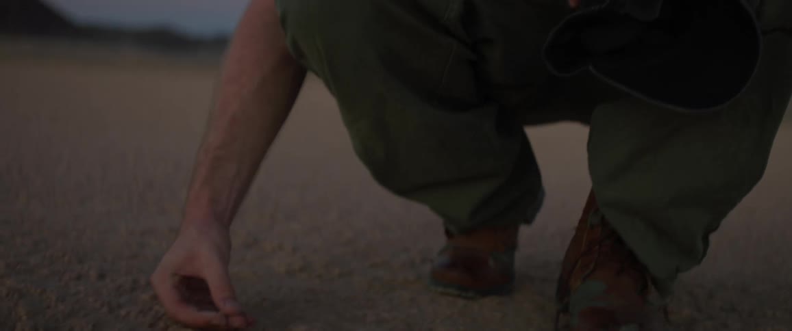 Man In The Desert