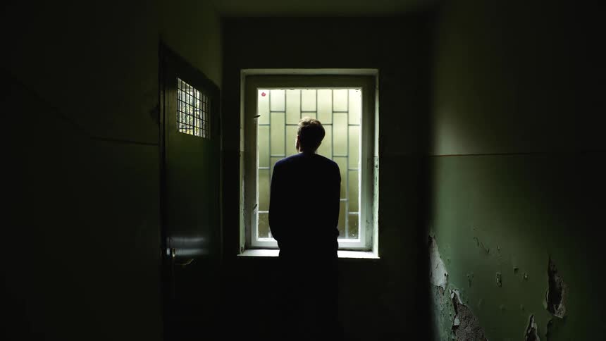 A man in a prison