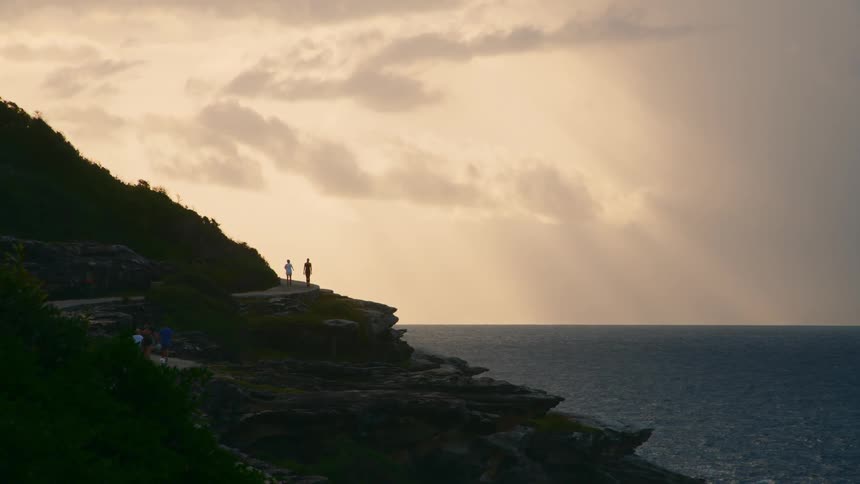 The view is of the ocean around the day time