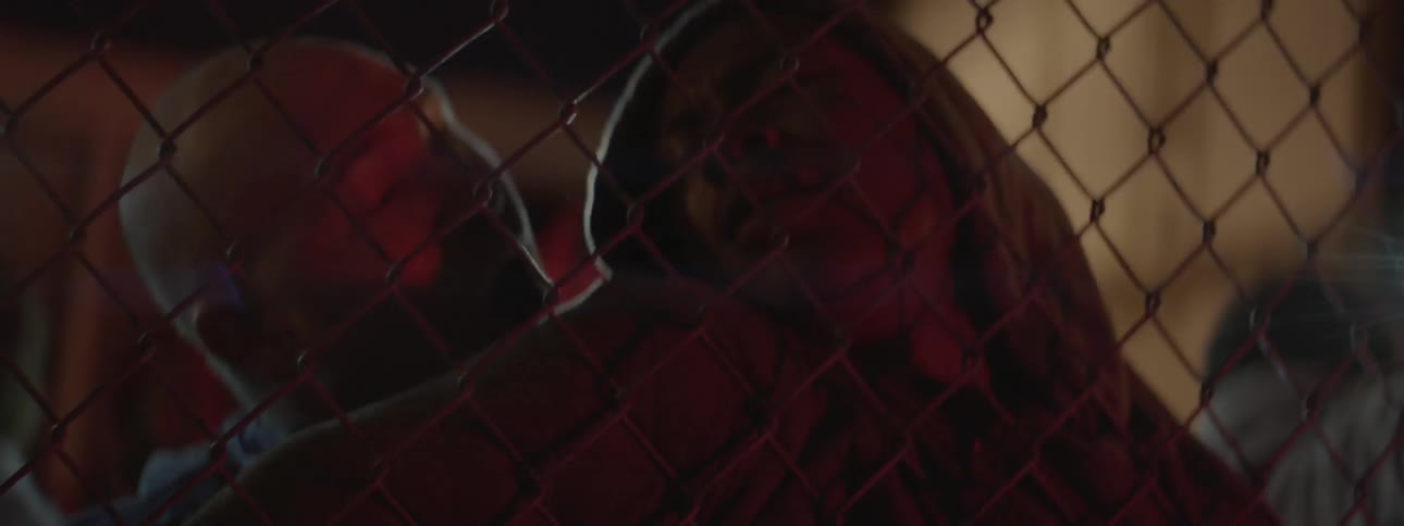 Police slam a man into a fence at night