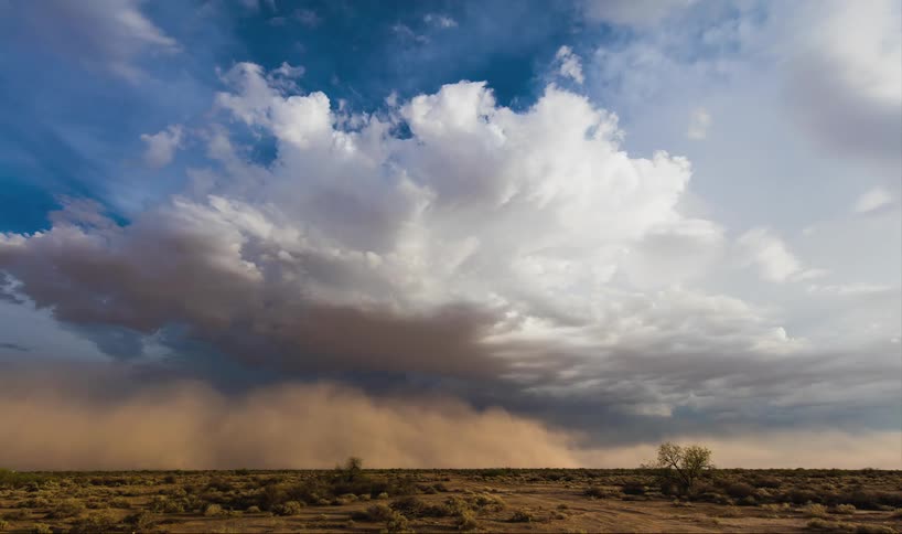 Dust Storm Time Lapse