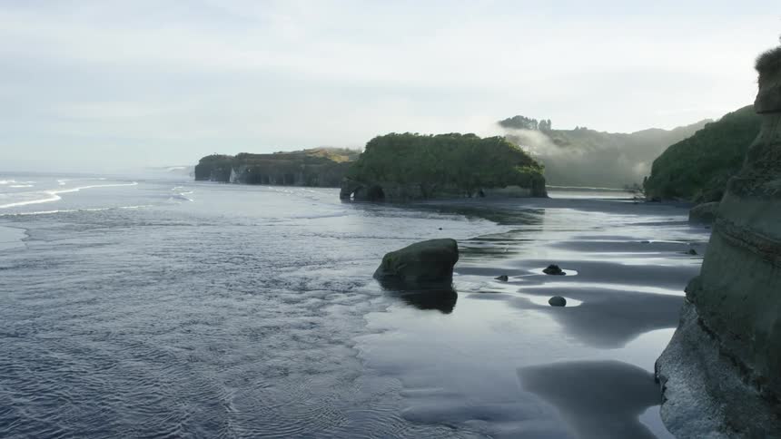 The view is of the nature area and you can see the ocean
