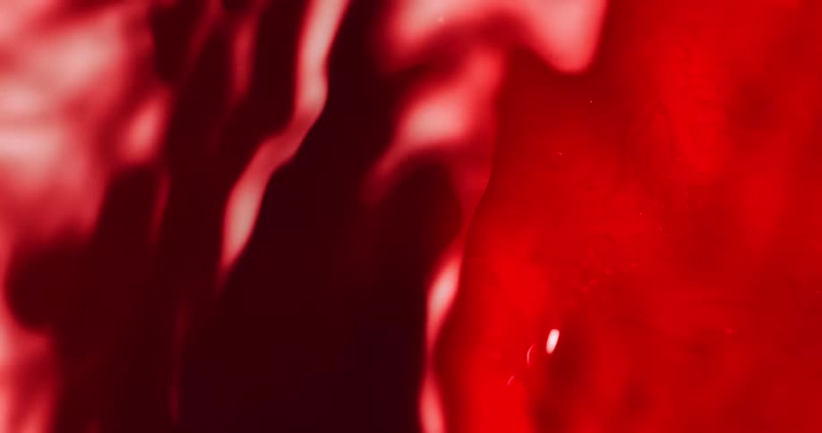 Close up abstract red paint