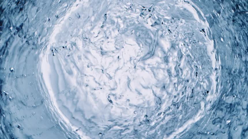 Water being drained