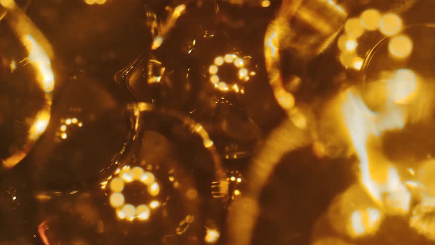 The orange spheres move together